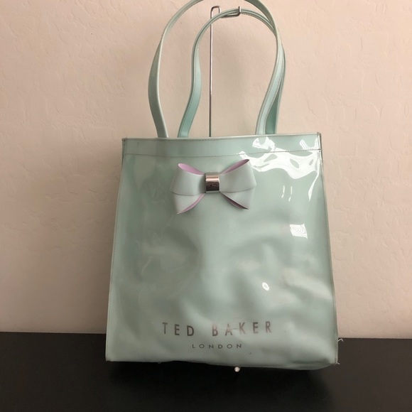 Ted Baker Handbags - Ted baker mint blue pvc tote